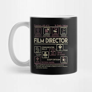Film Director T Shirt - Multitasking Daily Value Gift Item Tee Mug